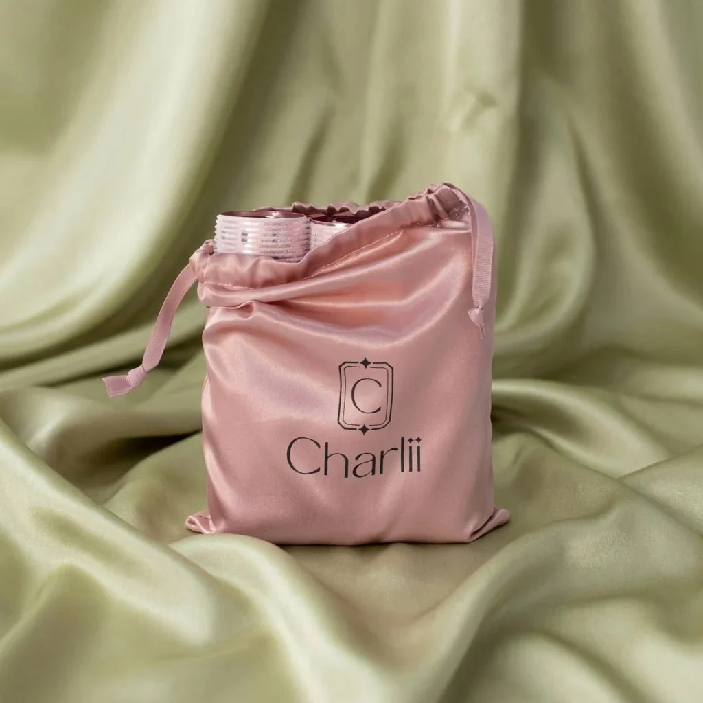 Charlii The Dolly Set - Xtra Wide Quick Grip Rollers Rose Gold - Image 4