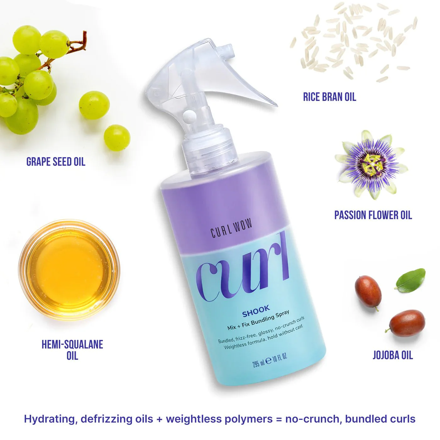 Color WOW Curl WOW Shook Mix + Fix Bundling Spray 295ml - Image 2