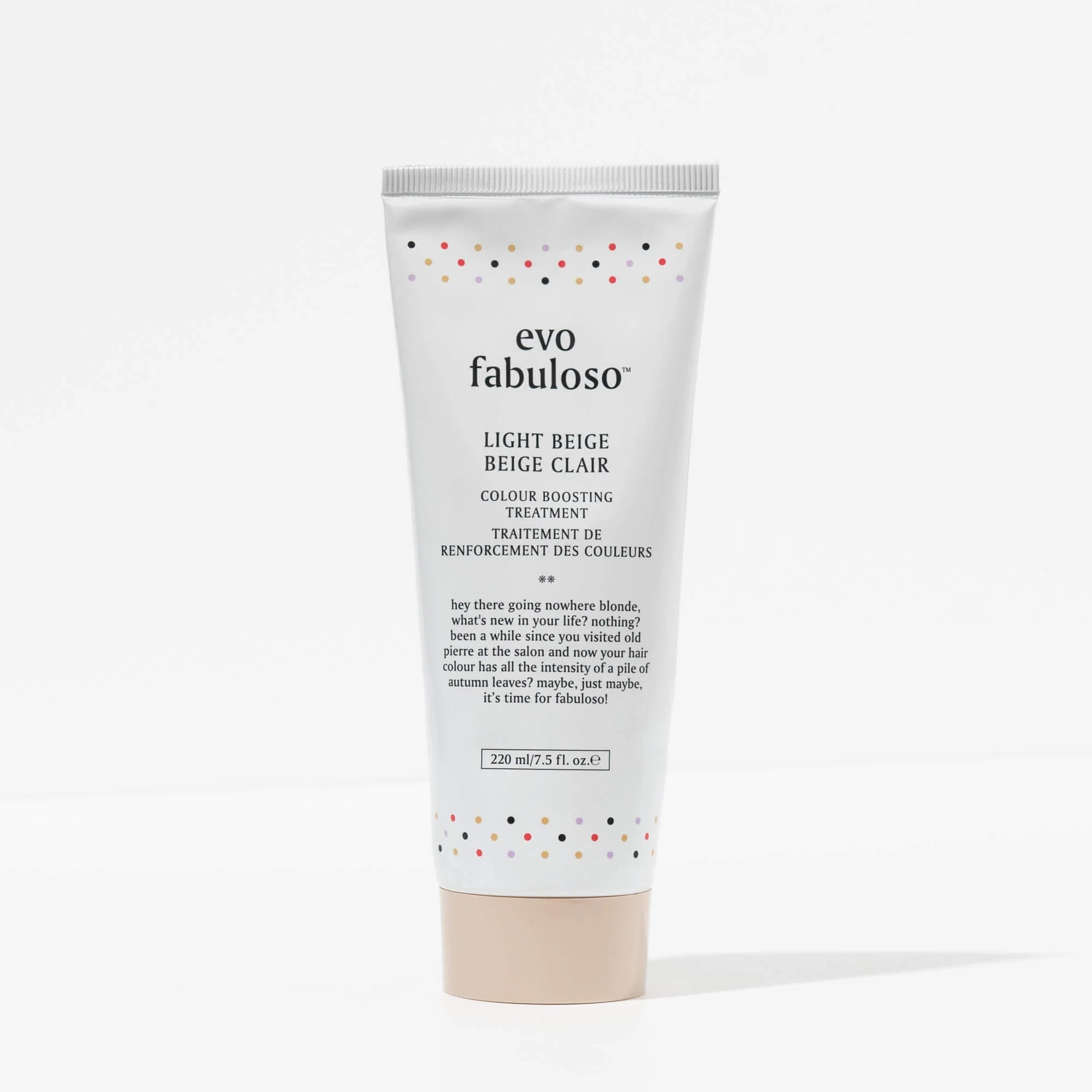 EVO fabuloso light beige colour boosting treatment 220ml