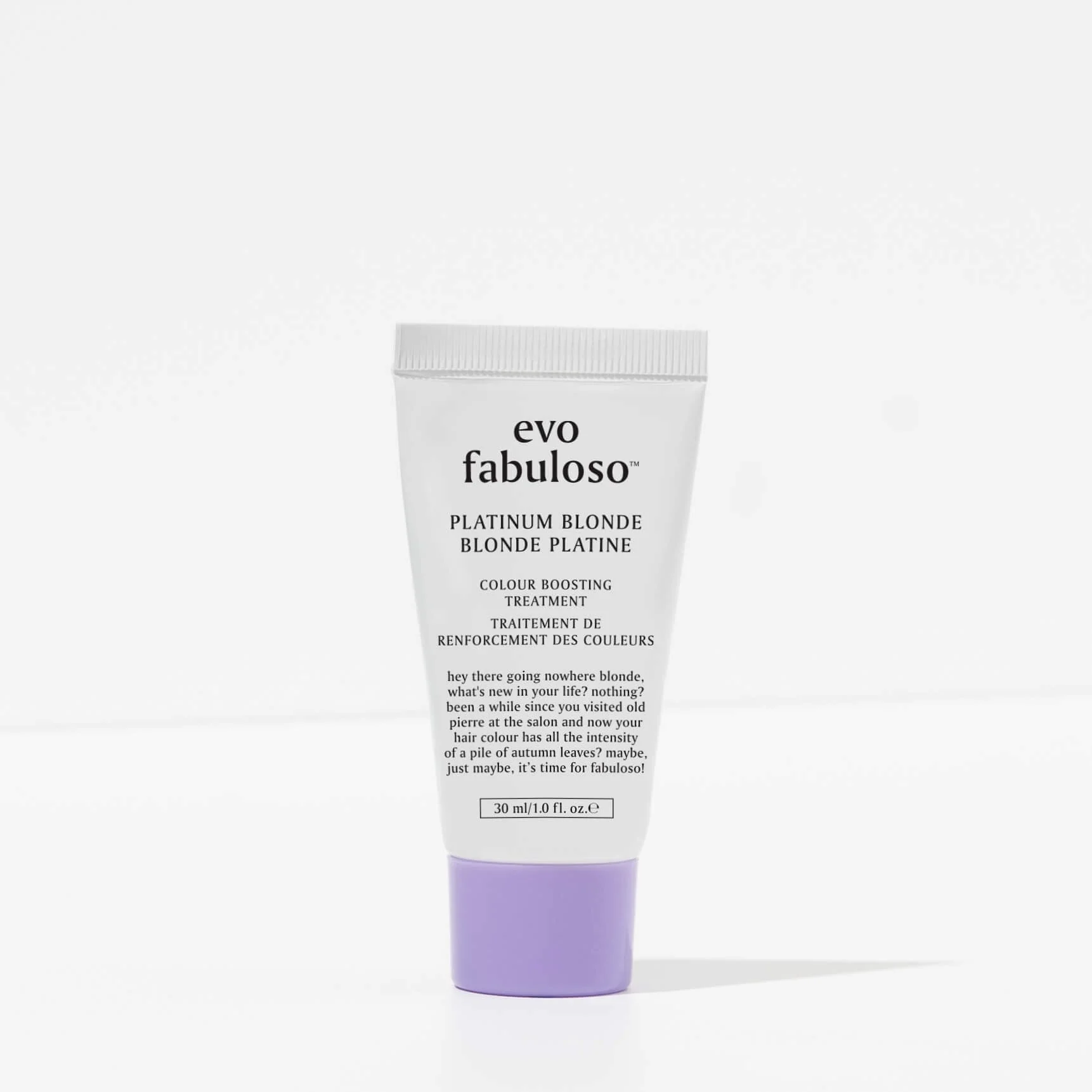 EVO fabuloso platinum blonde colour boosting treatment 30ml