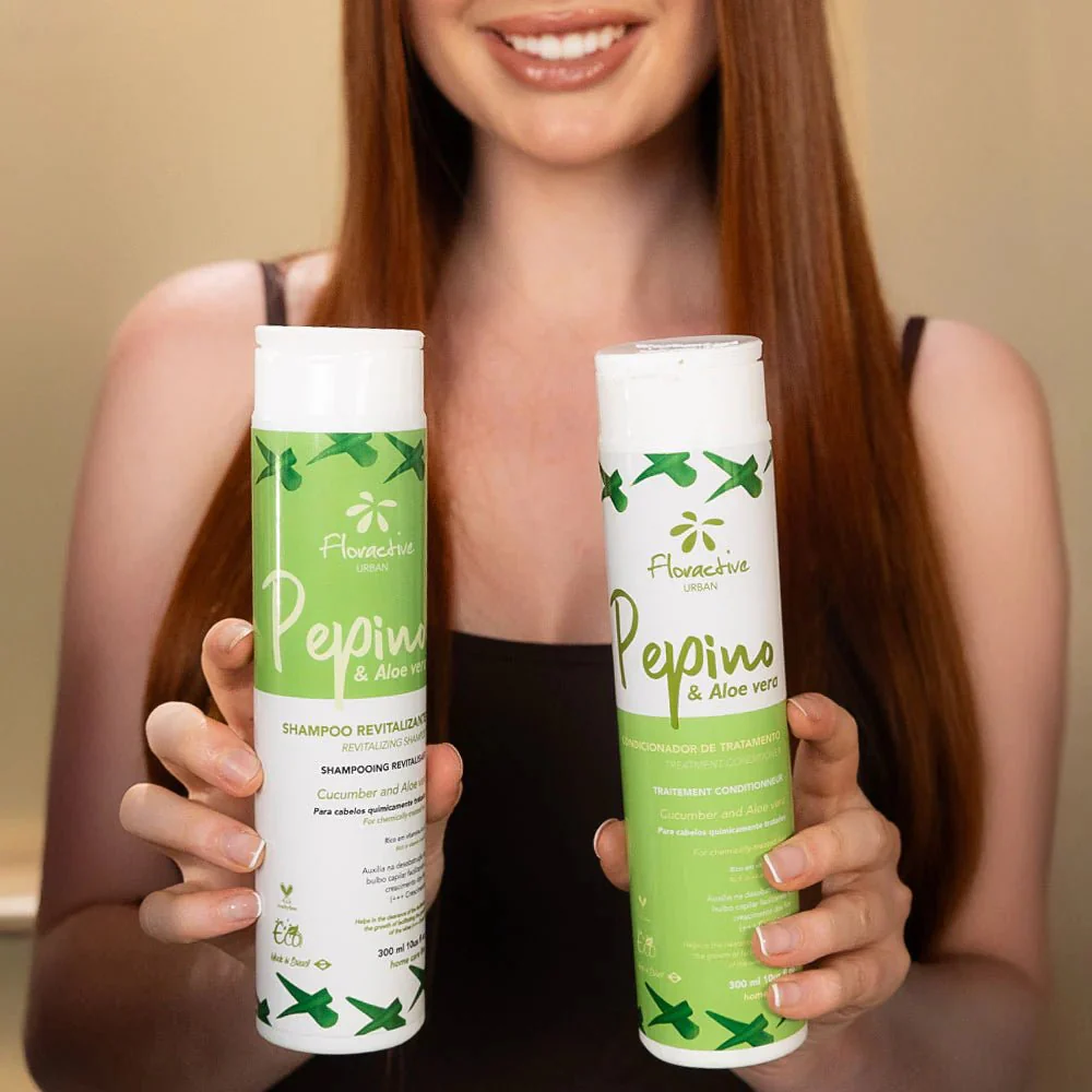 Floractive Cucumber & Aloe Vera Treatment Conditioner 1L - Image 4