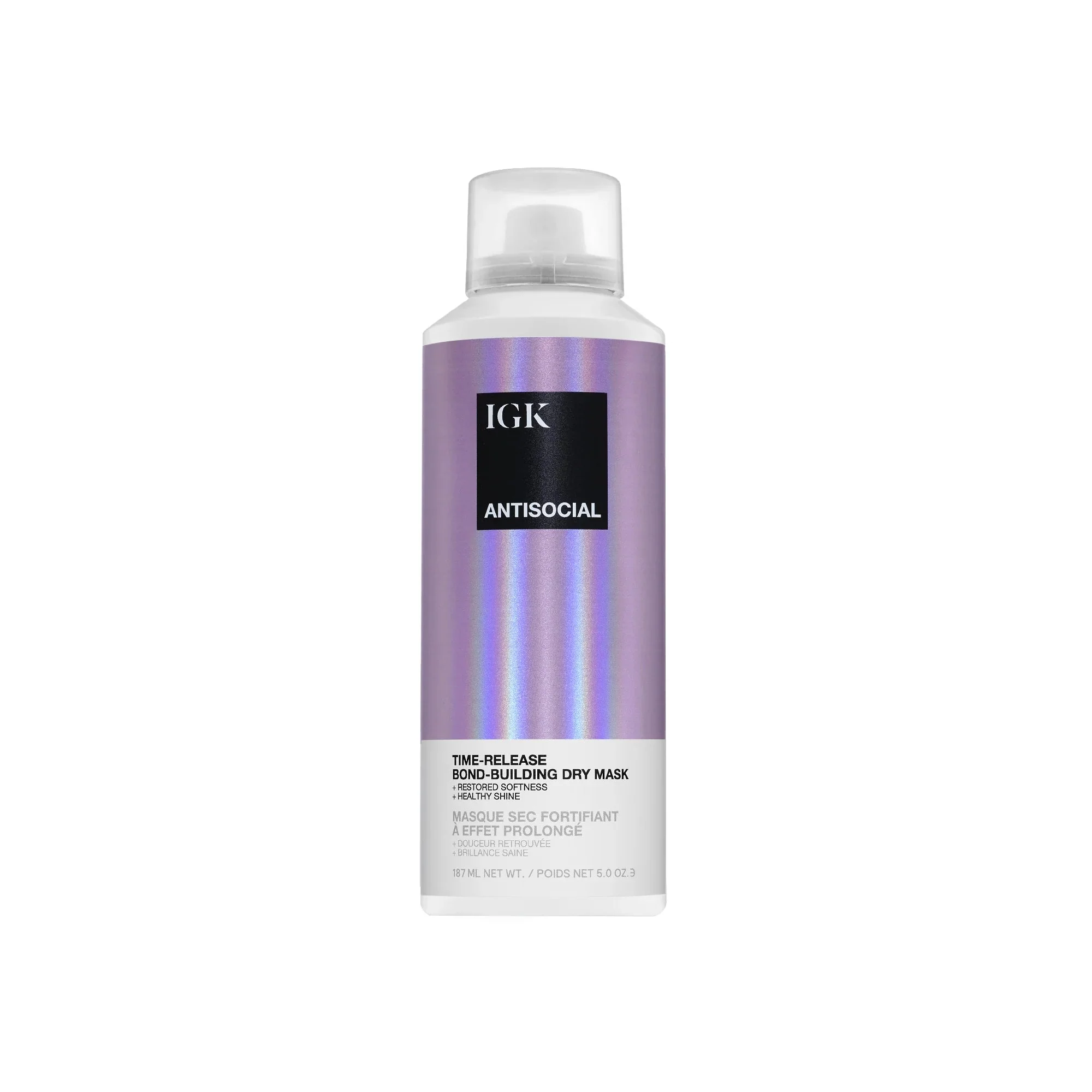 IGK Antisocial Overnight Bond-Building Dry Hair Mask 187ml