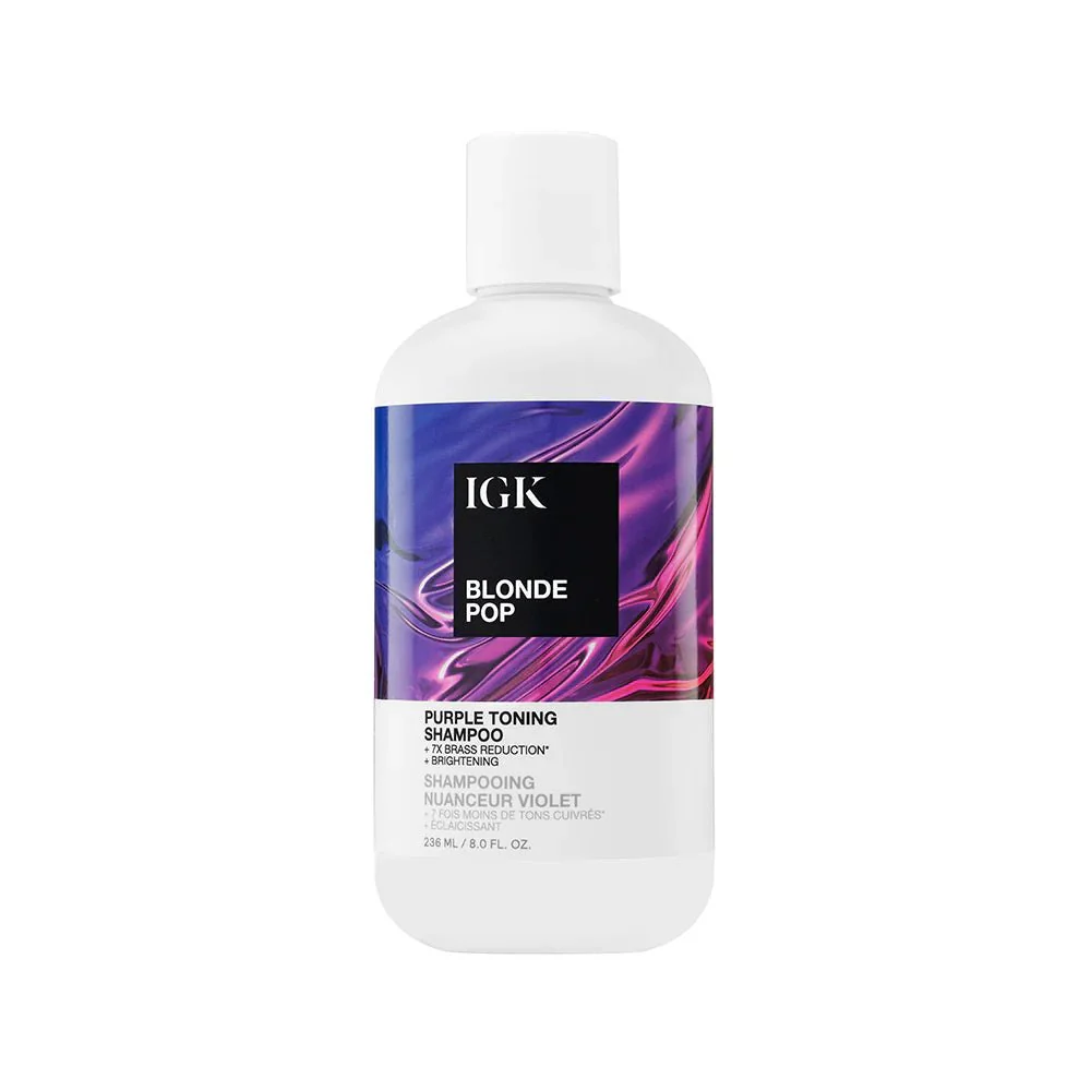 IGK Blonde Pop Purple Toning Shampoo 236ml