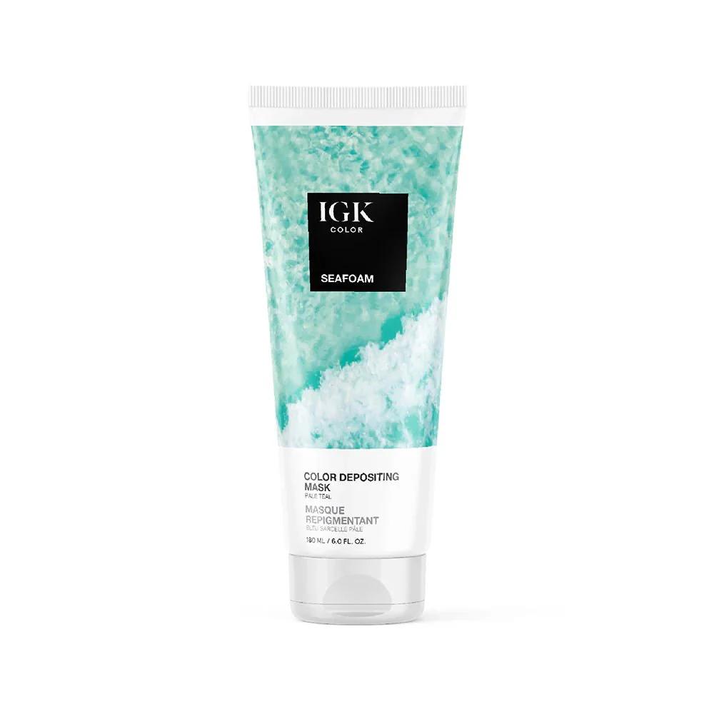 IGK Color Depositing Mask Seafoam - Pale Teal 180ml