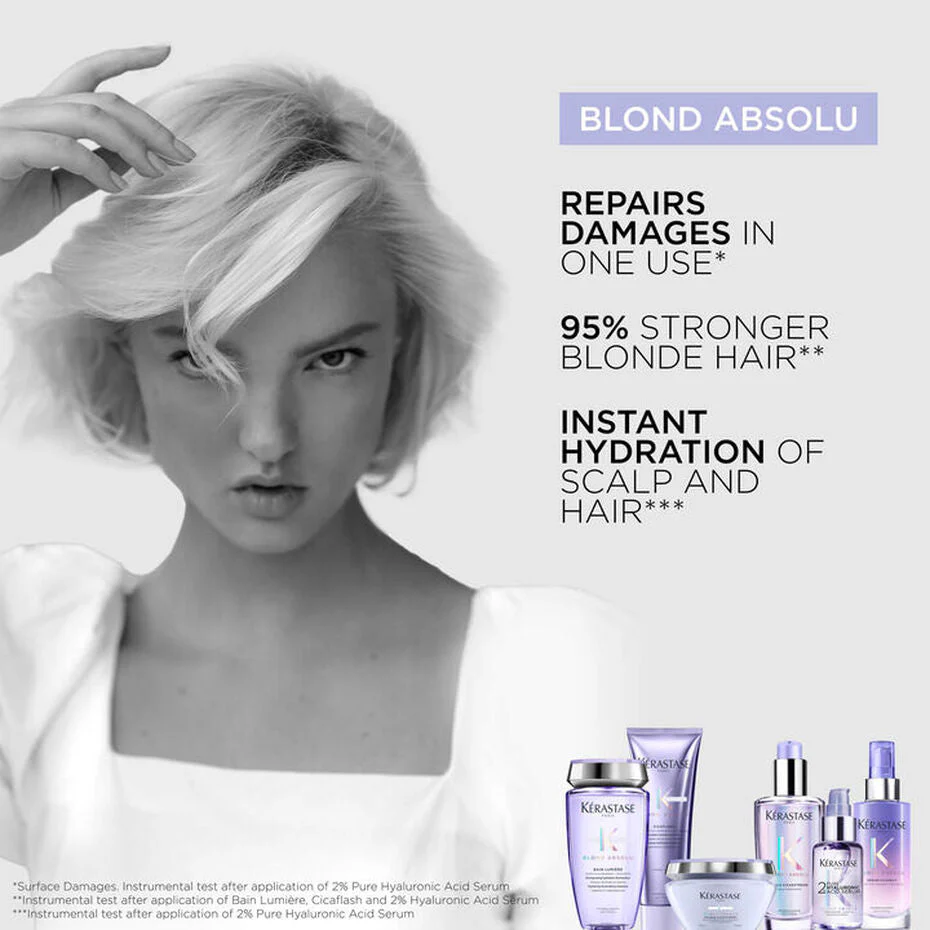 Kérastase Blond Absolu Hyaluronic Acid Hair Serum 50ml - Image 6