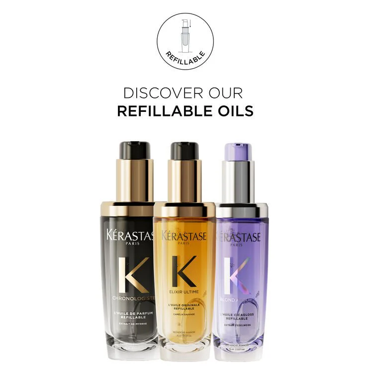 Kérastase Blond Absolu L'Huile Cicagloss Hair Refillable Oil REFILL 75ml - Image 7