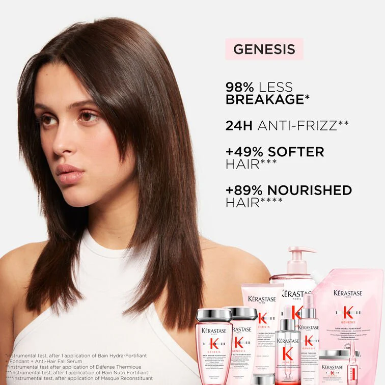 Kérastase Genesis Bain Hydra-Fortifiant Refillable 500ml - Image 3
