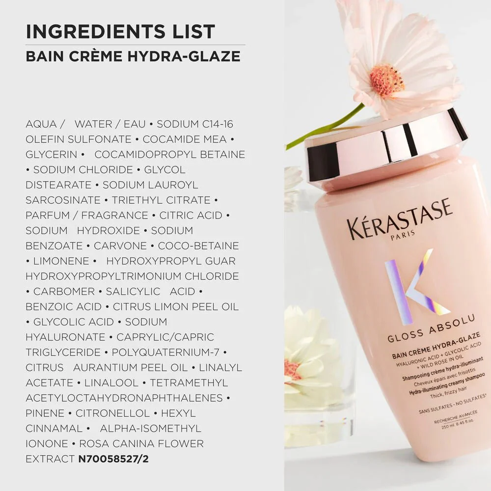 Kérastase Gloss Absolu Bain Crème Hydra-Glaze 250ml - Image 5