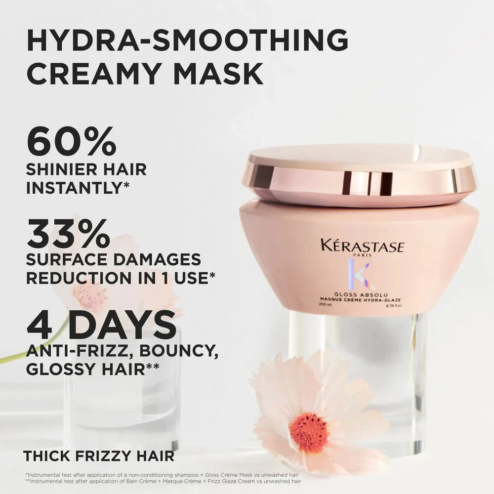Kérastase Gloss Absolu Masque Crème Hydra-Glaze 200ml - Image 3
