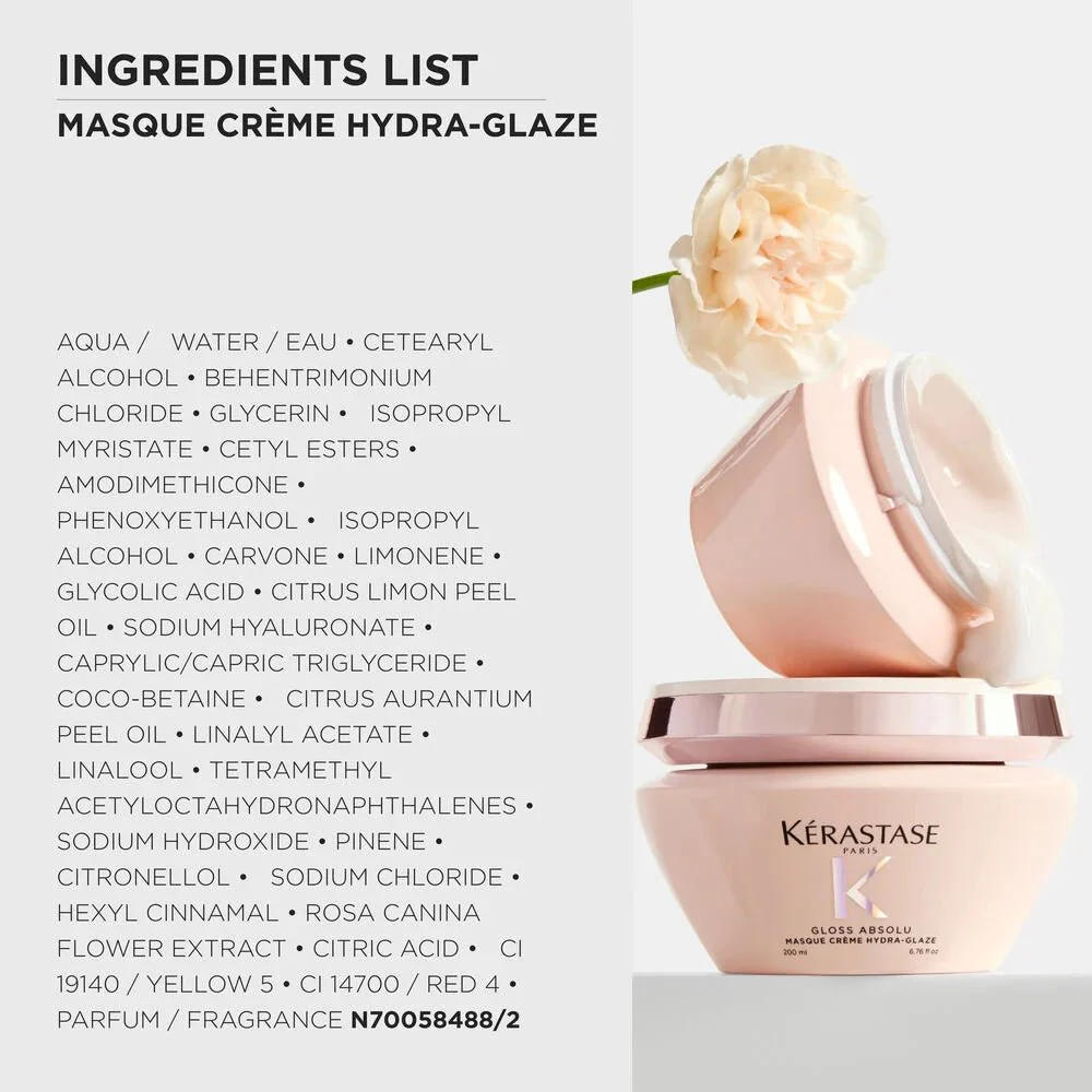 Kérastase Gloss Absolu Masque Crème Hydra-Glaze 200ml - Image 5