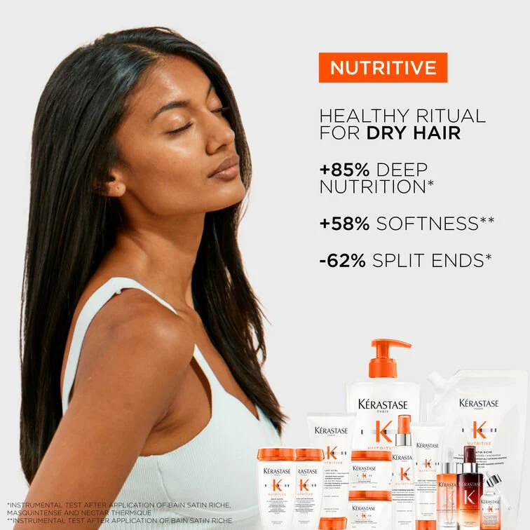 Kérastase Nutritive Bain Satin Riche 500ml Refill Pouch - Image 3
