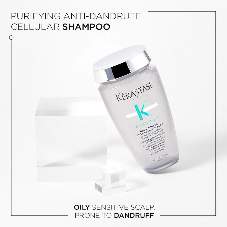 Kérastase Symbiose Bain Pureté Anti-Pelliculaire for Oily Scalp 250ml - Image 5