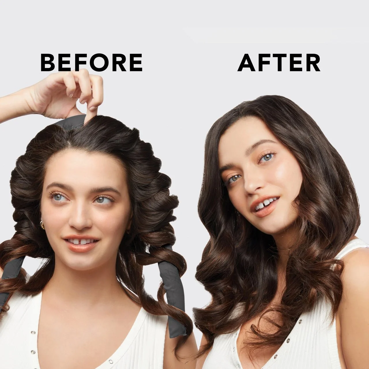 Kitsch Satin Heatless Curling Set - Charcoal - Image 2