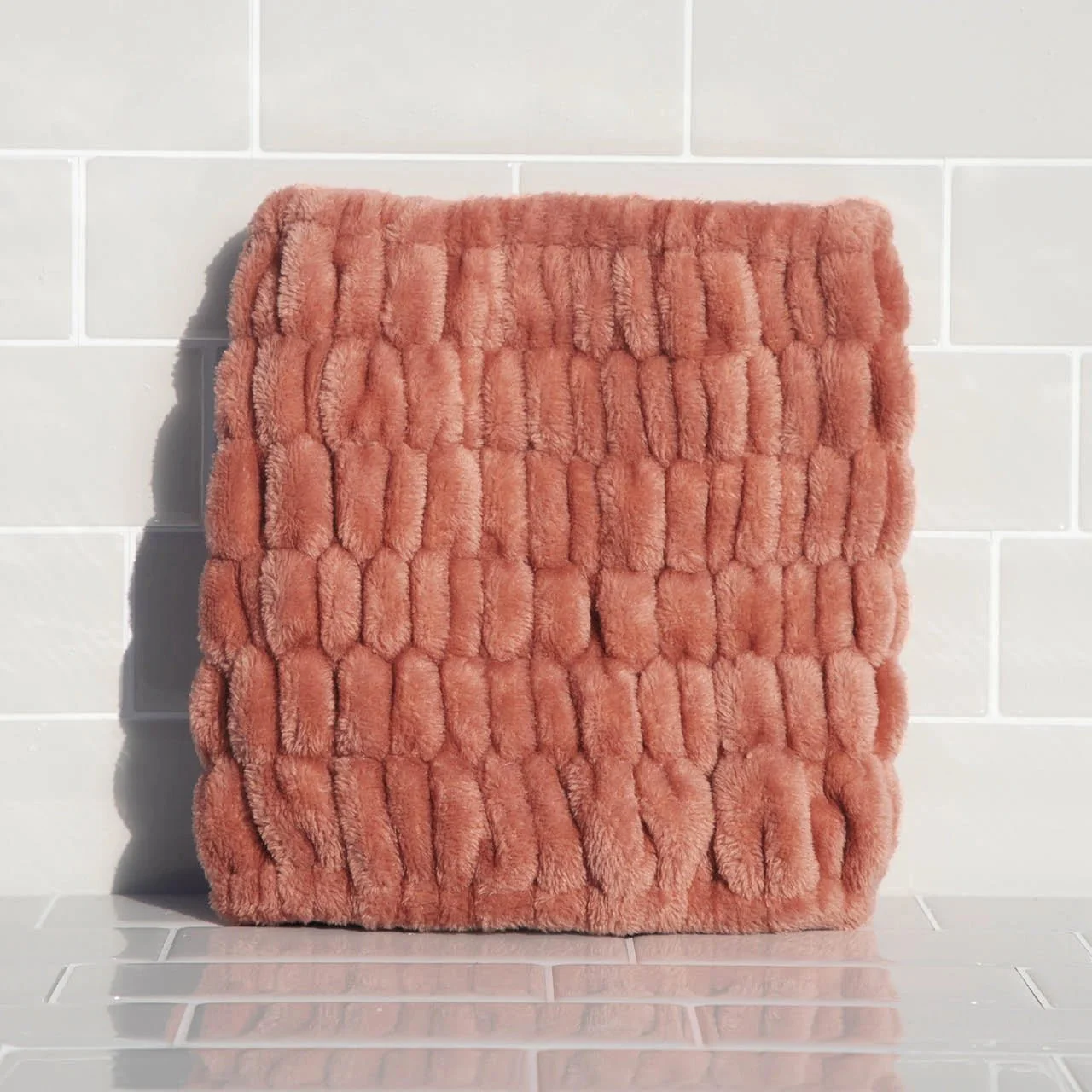 Kitsch Extra Wide Spa Headband - Dusty Rose - Image 2