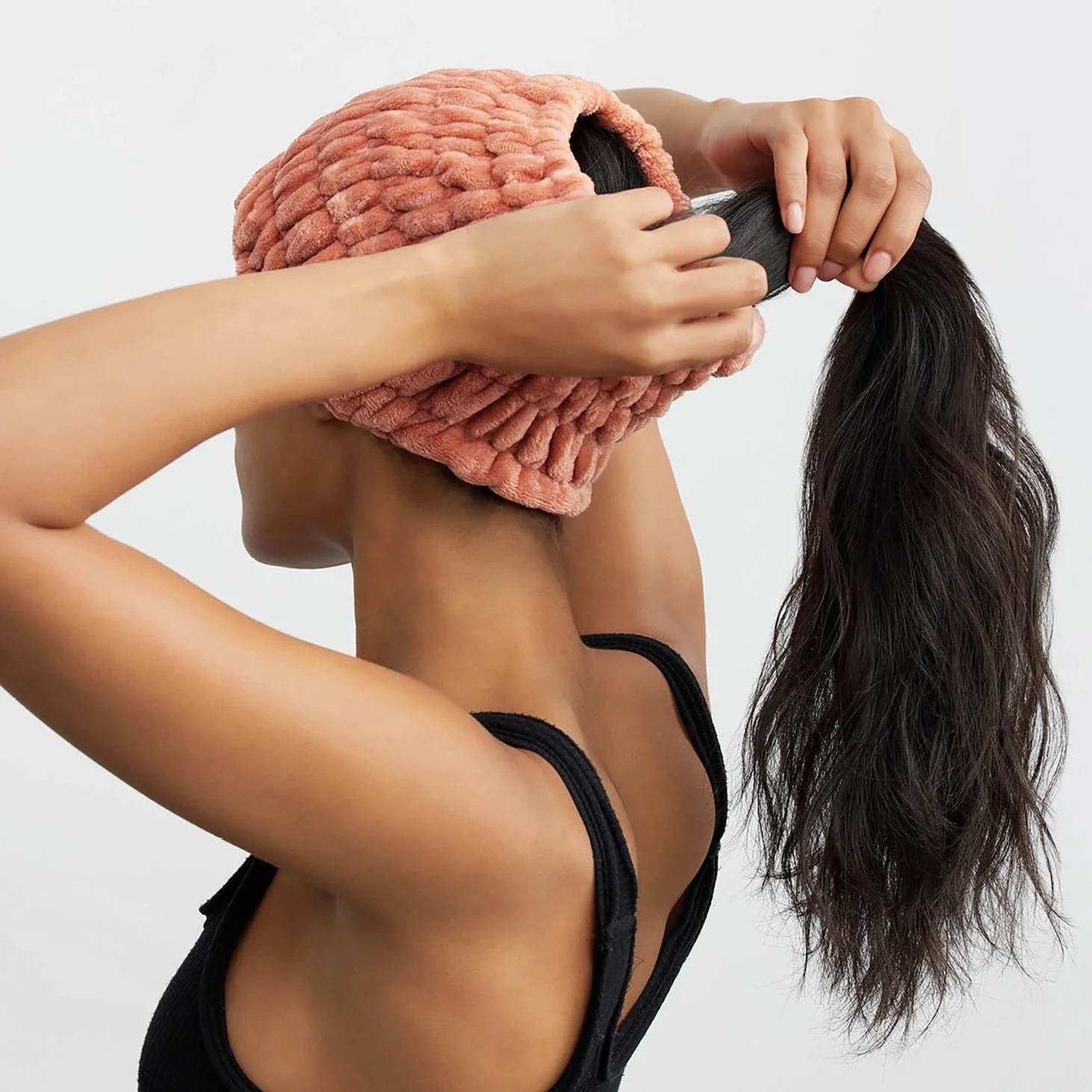 Kitsch Extra Wide Spa Headband - Dusty Rose - Image 4