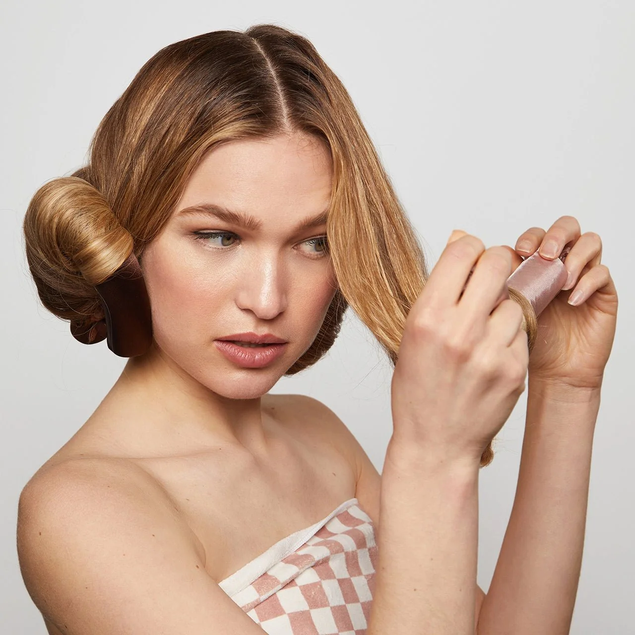 Kitsch Satin Jumbo Flexi Rods 4pc - Rosewood - Image 6