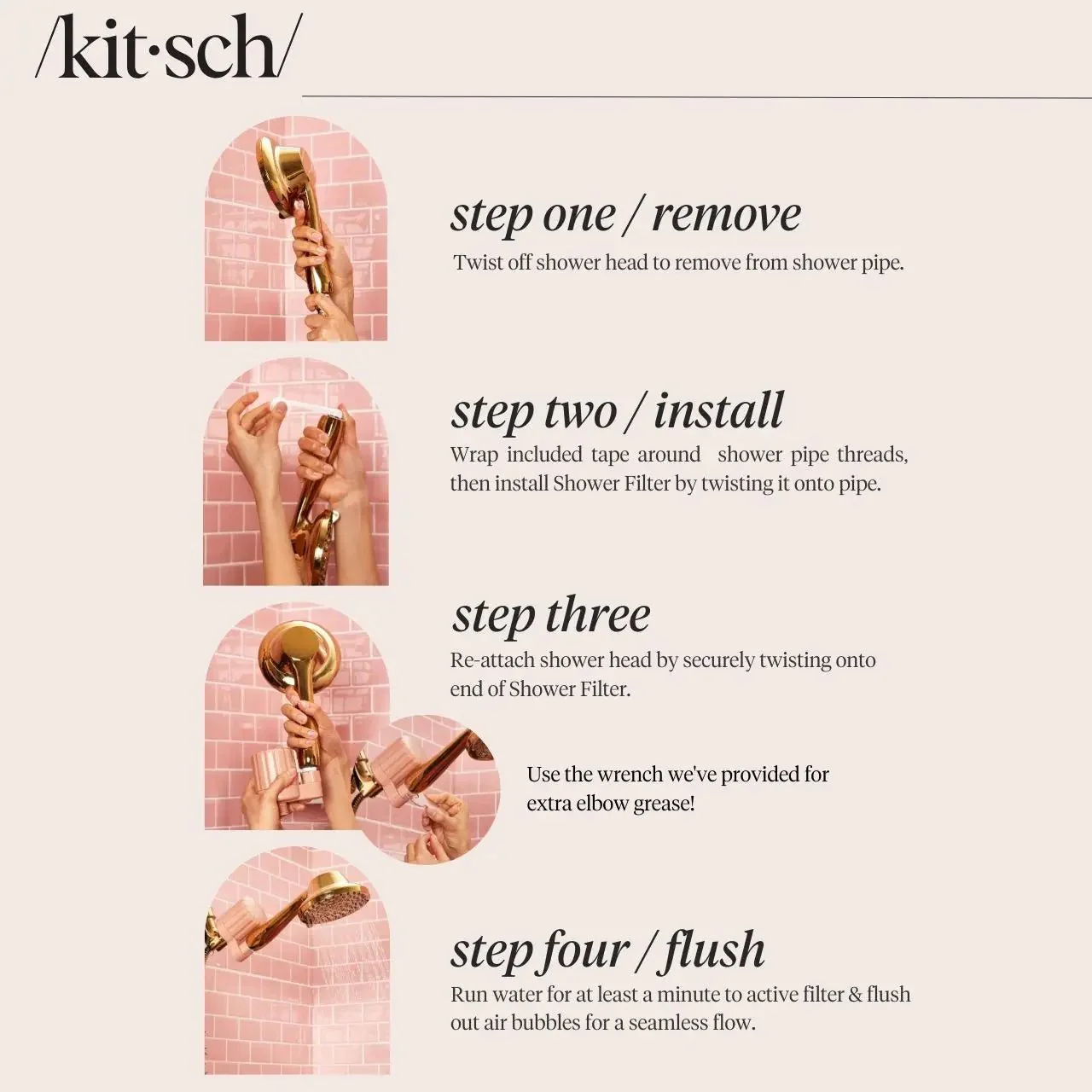 Kitsch The Shower Filter - Black - Image 5