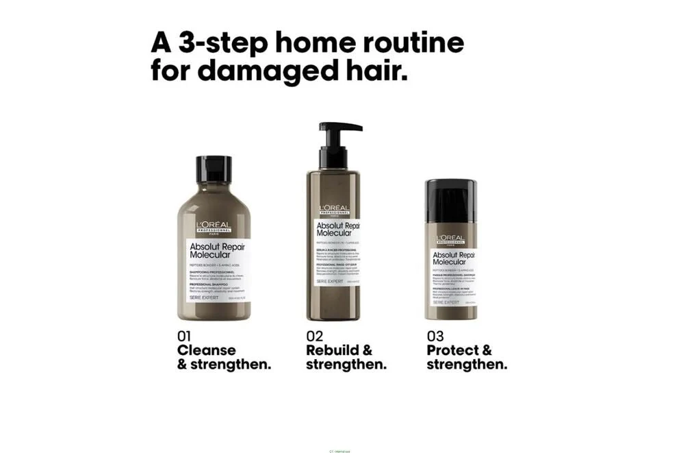 L'Oréal Professionnel Absolut Repair Molecular Shampoo 300ml - Image 4