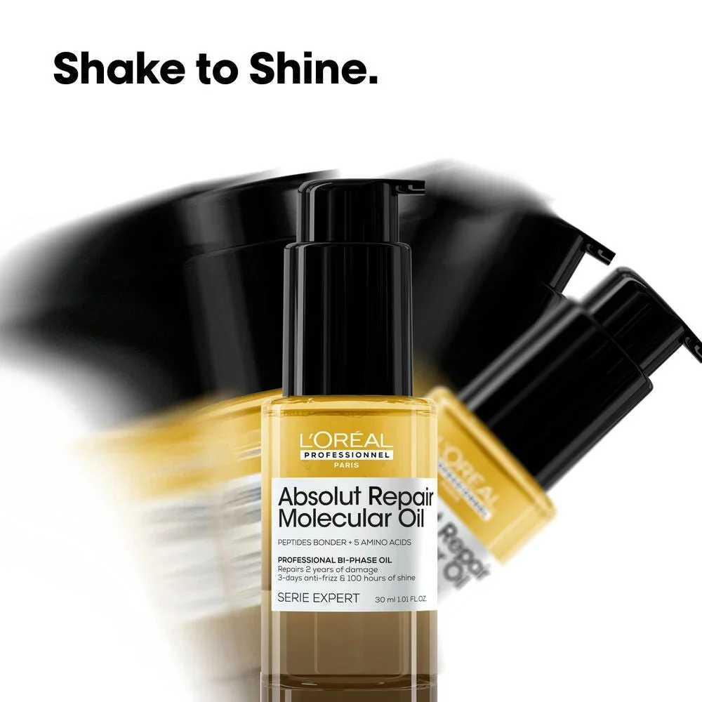 L'Oréal Professionnel Absolut Repair Molecular Oil 30ml - Image 5