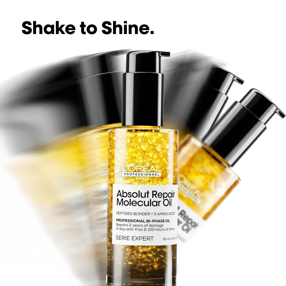 L'Oréal Professionnel Absolut Repair Molecular Oil 90ml - Image 5
