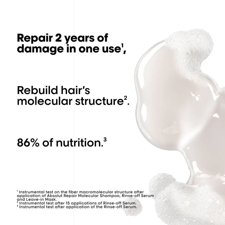 L'Oréal Professionnel Absolut Repair Molecular Shampoo 500ml - Image 2