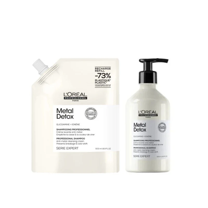 L'Oréal Professionnel Metal Detox Refillable Duo Bundle