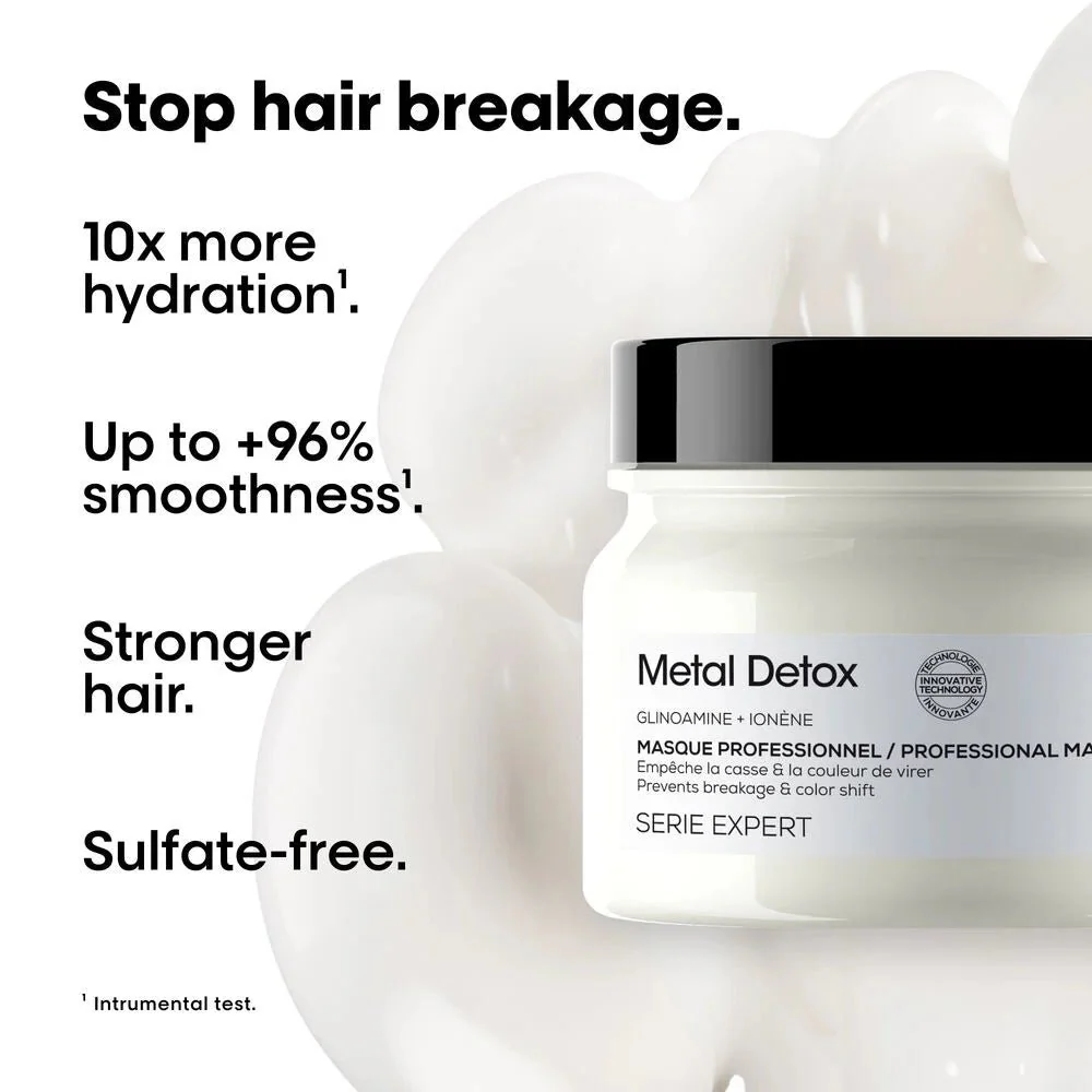 L'Oréal Professionnel Metal Detox Rinse-Off Mask 150ml - Image 2
