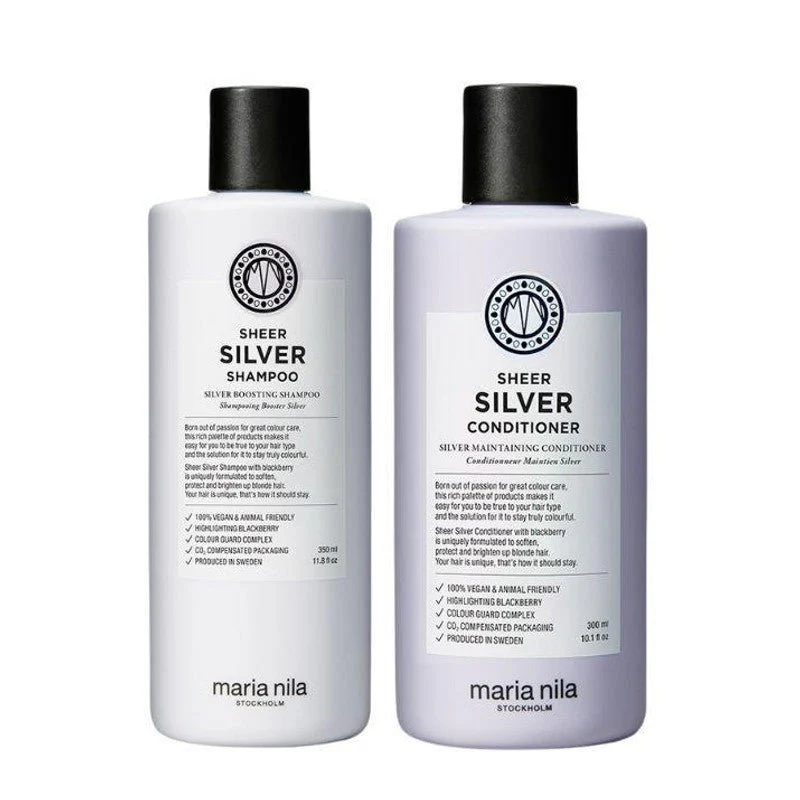 Maria Nila Sheer Silver Duo Bundle