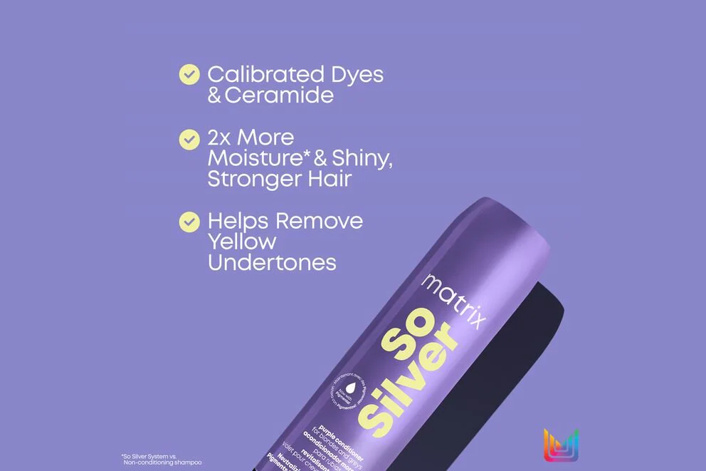 Matrix So Silver Pigmented Purple Conditioner 300ml - Image 3