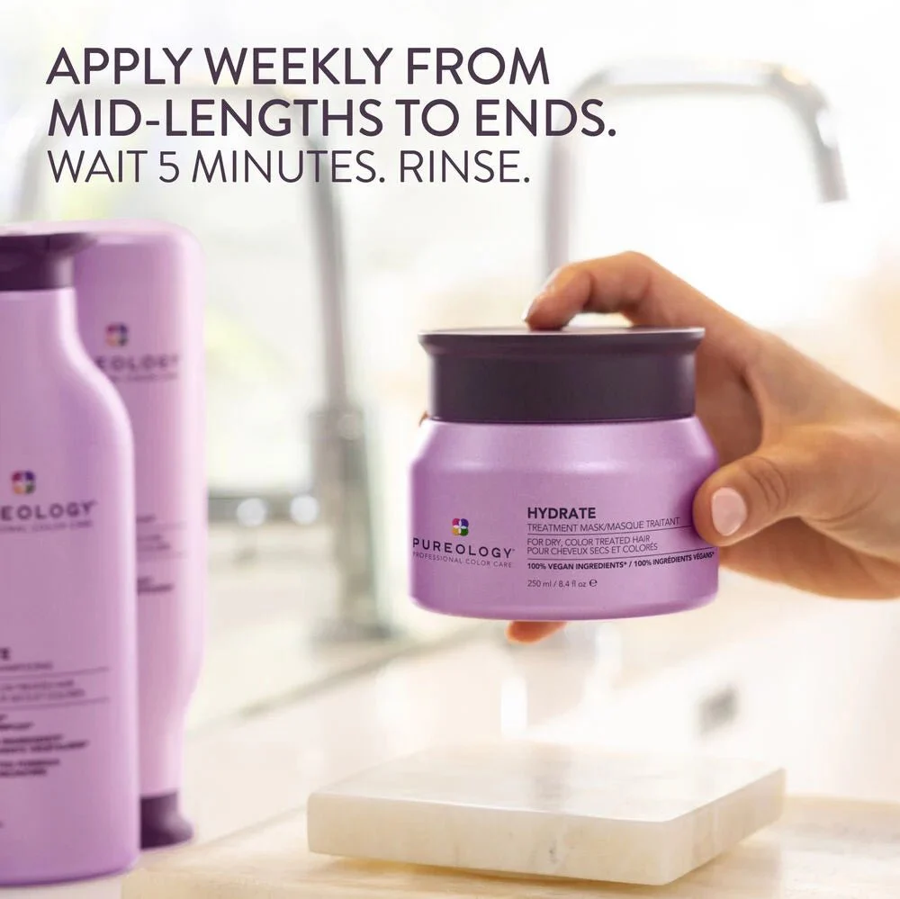Pureology Hydrate Hair Treatment Mask 250ml - Image 7