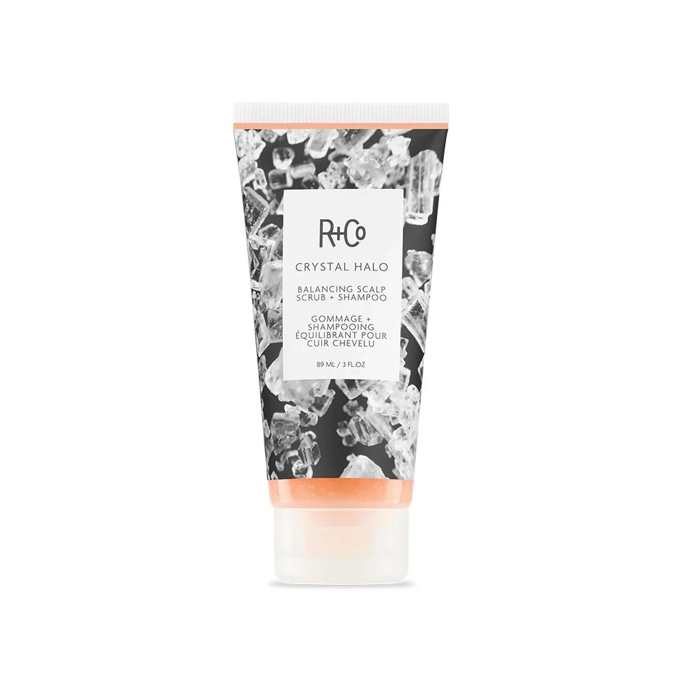 R+Co CRYSTAL HALO Balancing Scalp Scrub + Shampoo 89ml