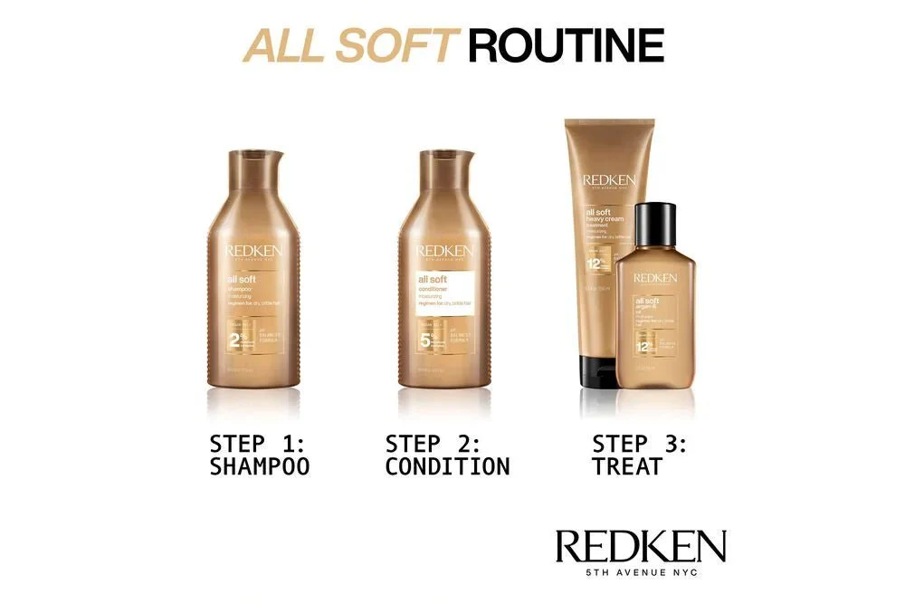 Redken All Soft Conditioner with Argan Oil 500ml - Image 5