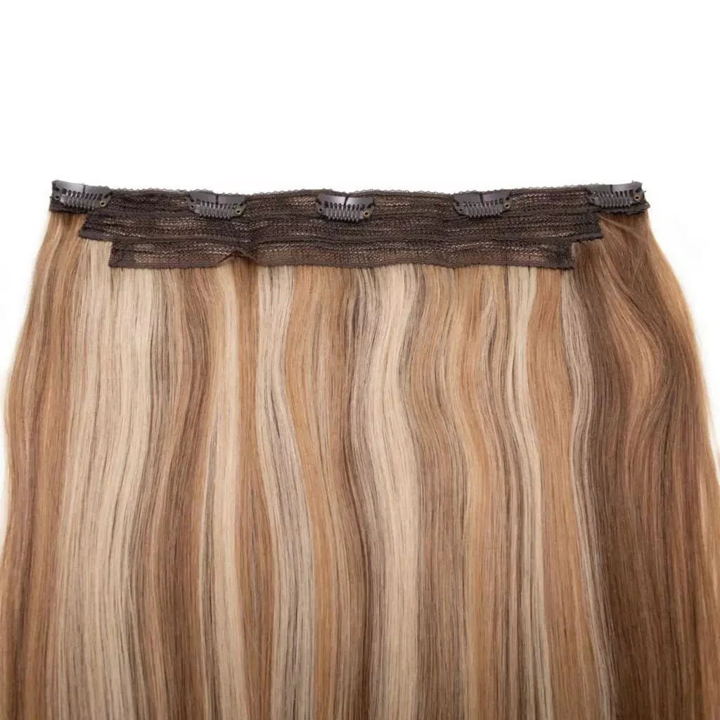 Seamless1 Vanilla Blend Piano Colour Human Hair in 1 Piece - Image 2